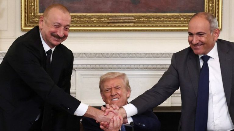 Armenia and Azerbaijan leaders seek to ease Russian and Iranian concerns after US-brokered peace deal